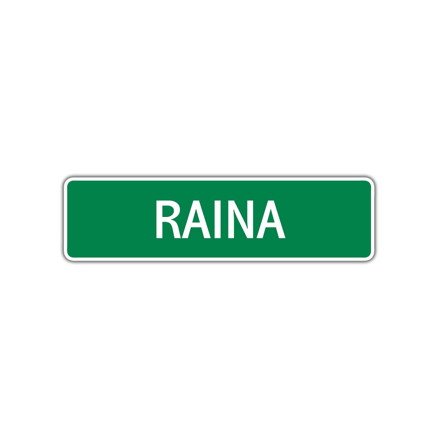 Raina Street Sign