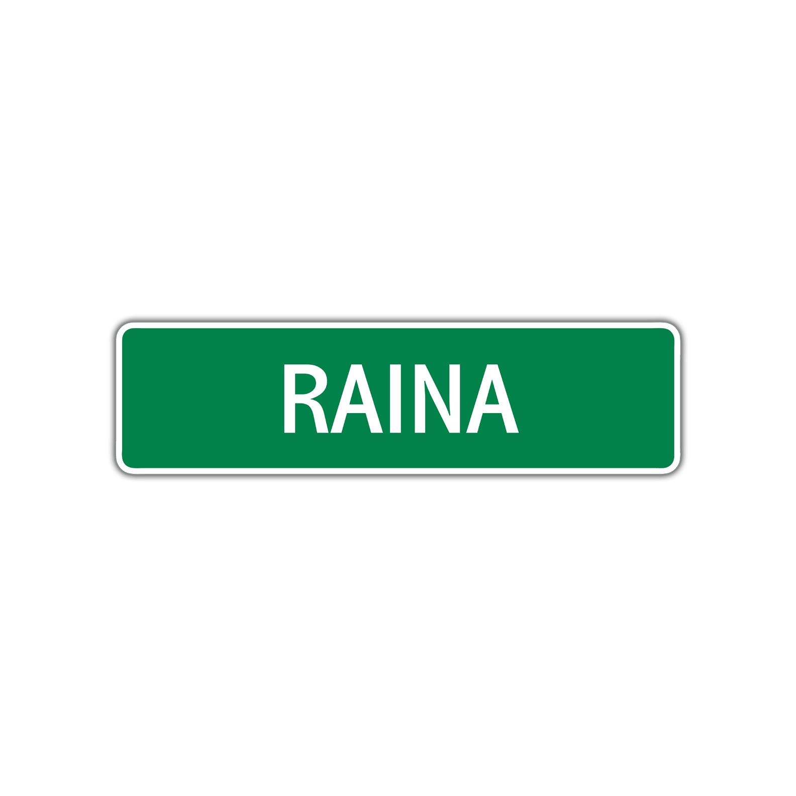 Raina Street Sign