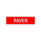 Raven Street Sign