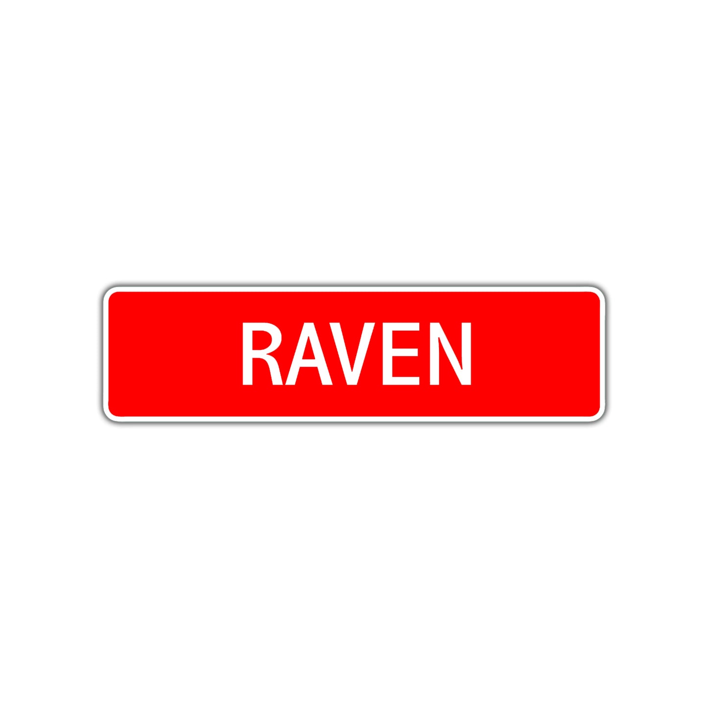 Raven Street Sign
