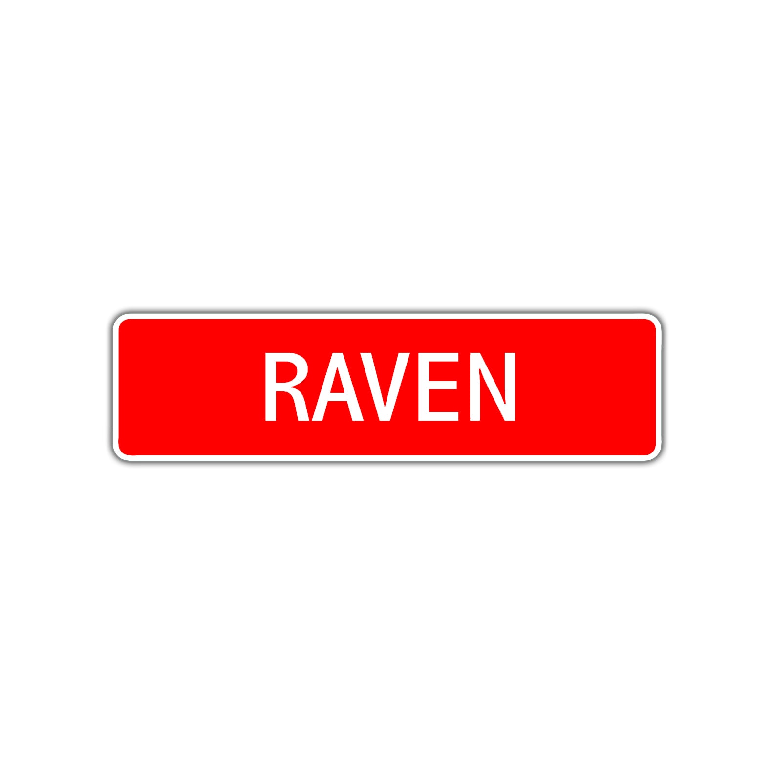 Raven Street Sign