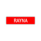 Rayna Street Sign