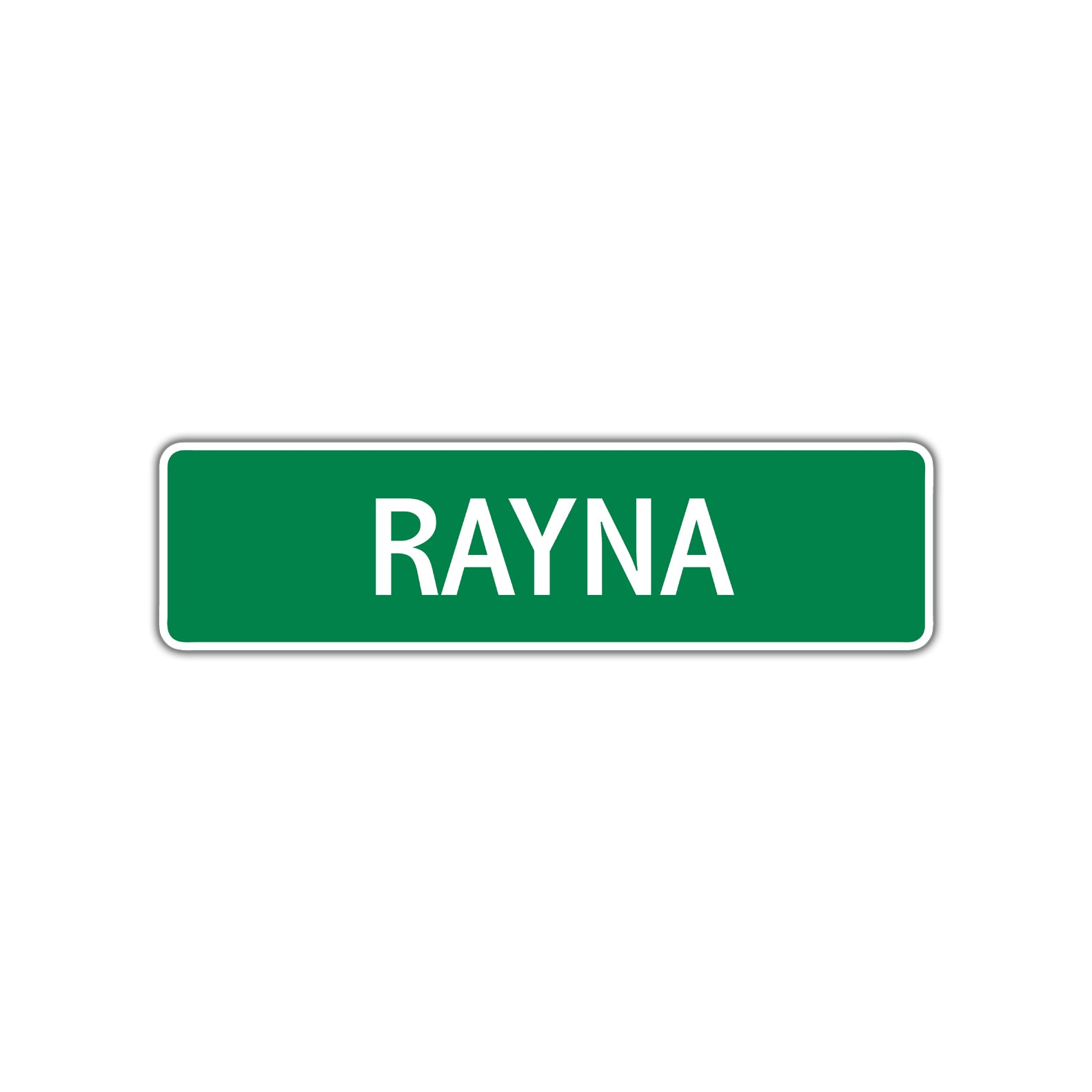 Rayna Street Sign Plate
