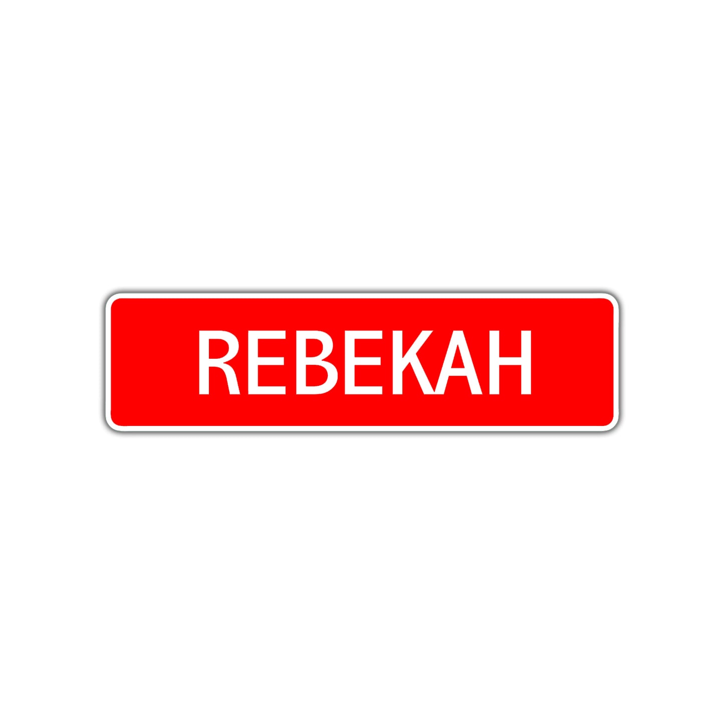 Rebekah Street Sign