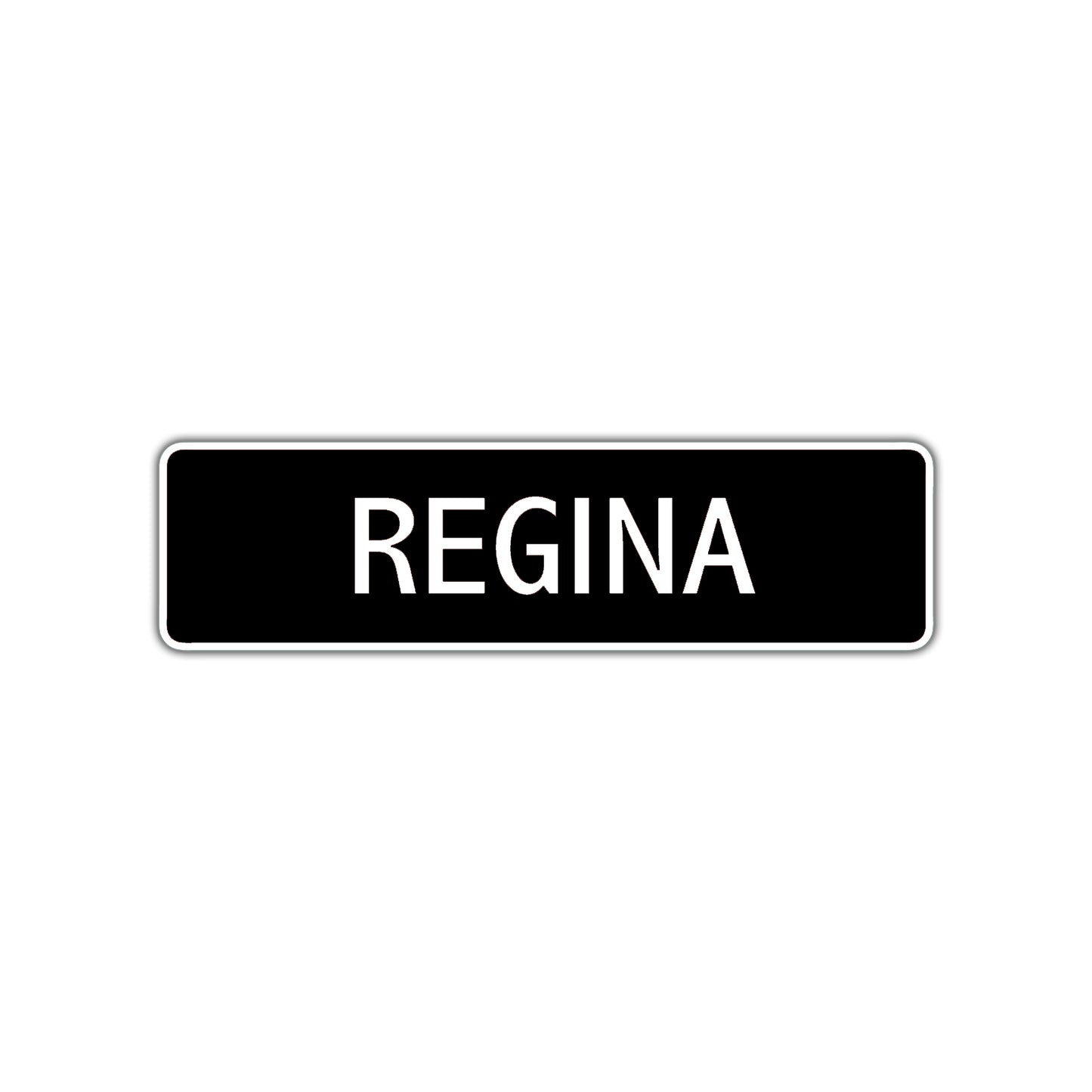 Regina Street Metal Sign  