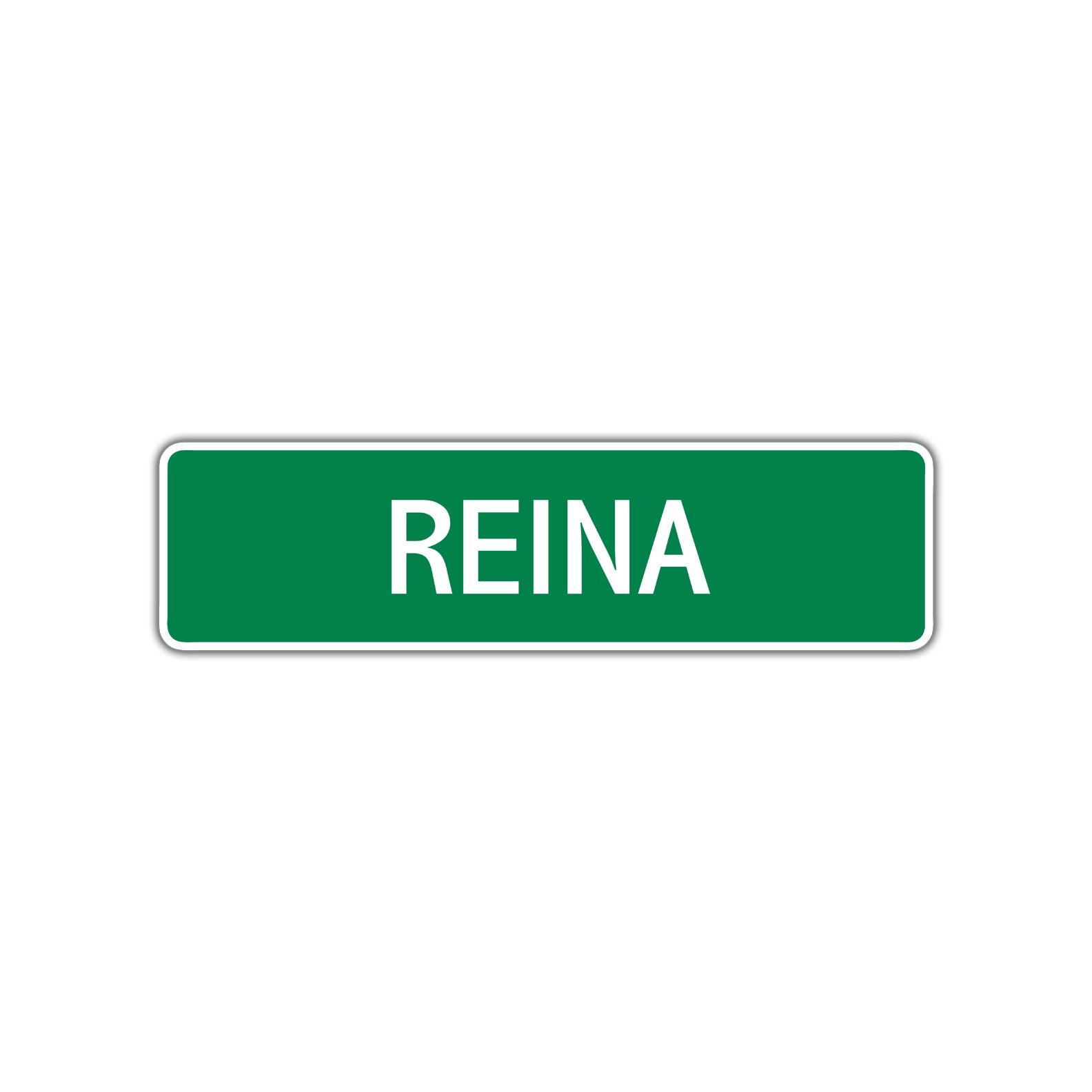 Reina Street Sign