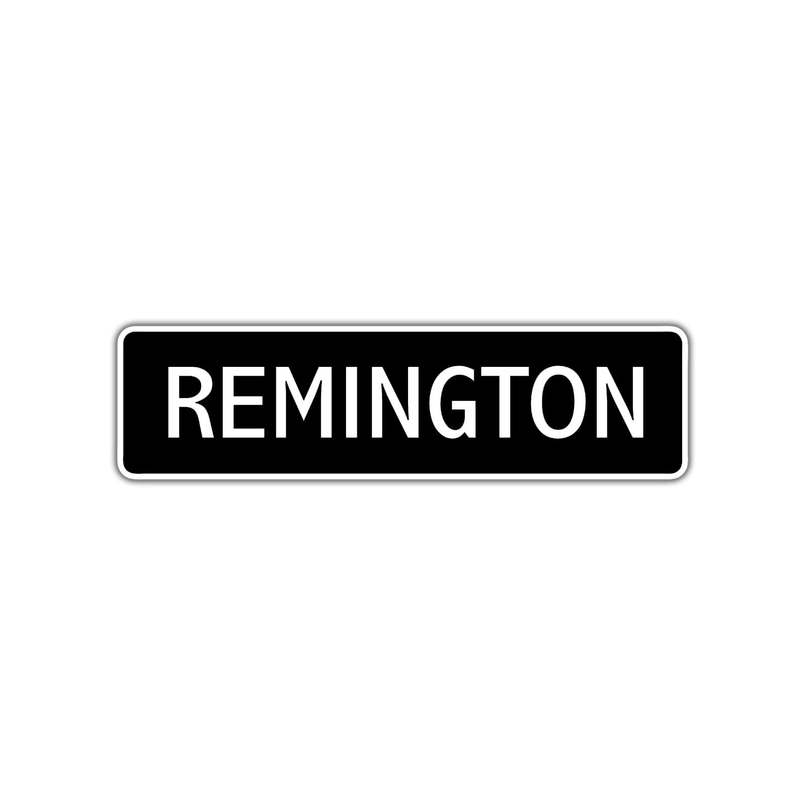Remington Street Metal Sign 