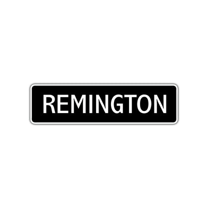 Remington Street Metal Sign 