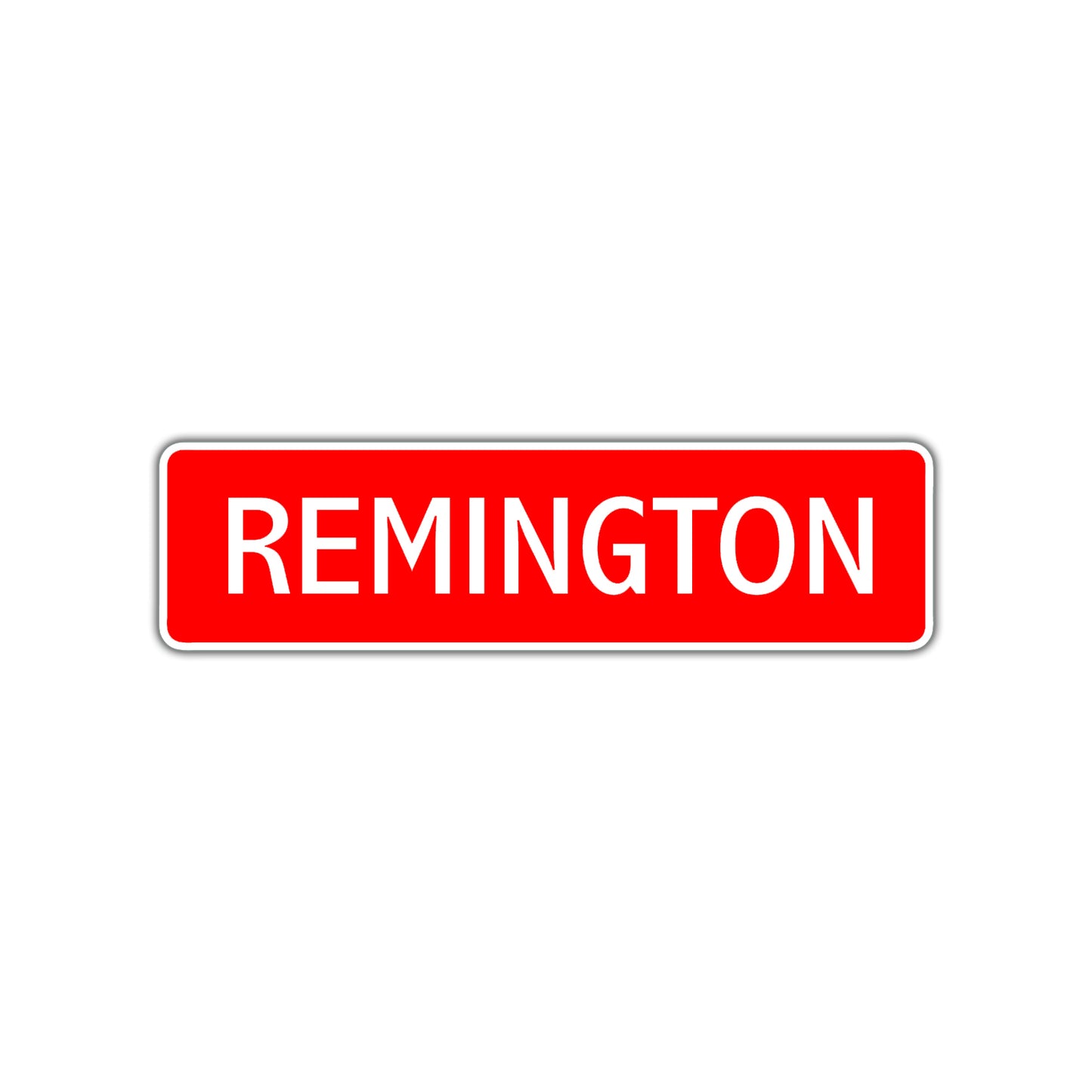 Remington Street Sign