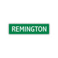Remington Street Sign Plate