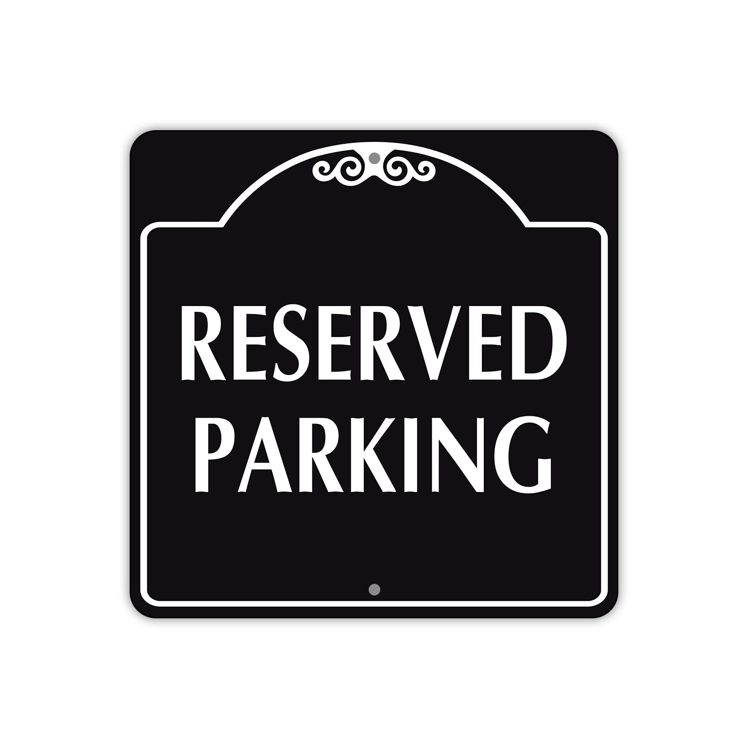 Reserved Parking Metal Sign  