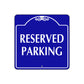 Reserved Parking Metal Sign Plate