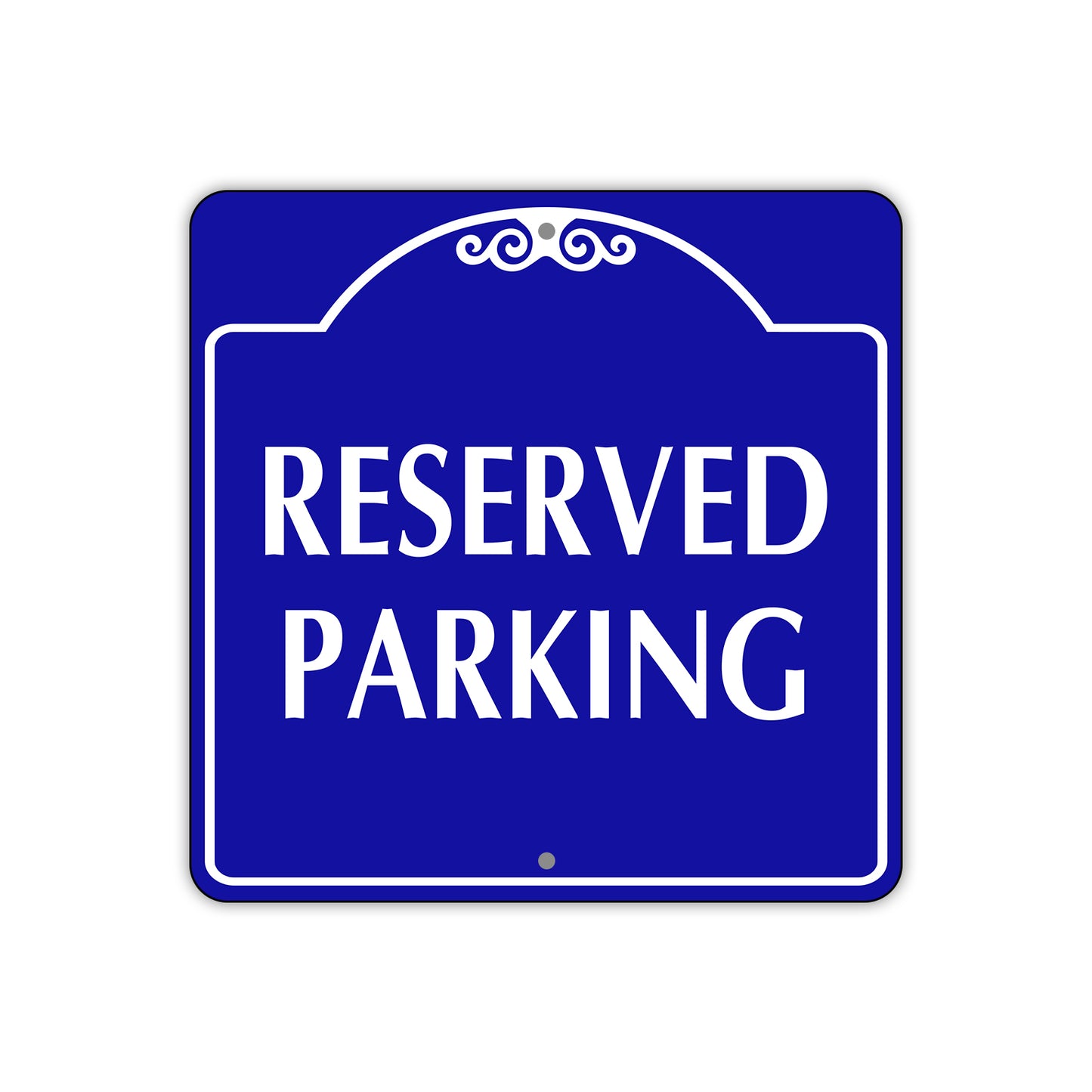 Reserved Parking Metal Sign Plate