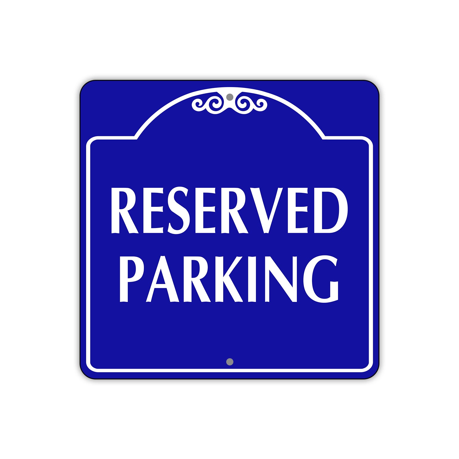 Reserved Parking Metal Sign Plate
