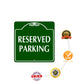 Reserved Parking Metal Sign Protection