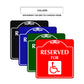 Reserved for Handicap Square Signs