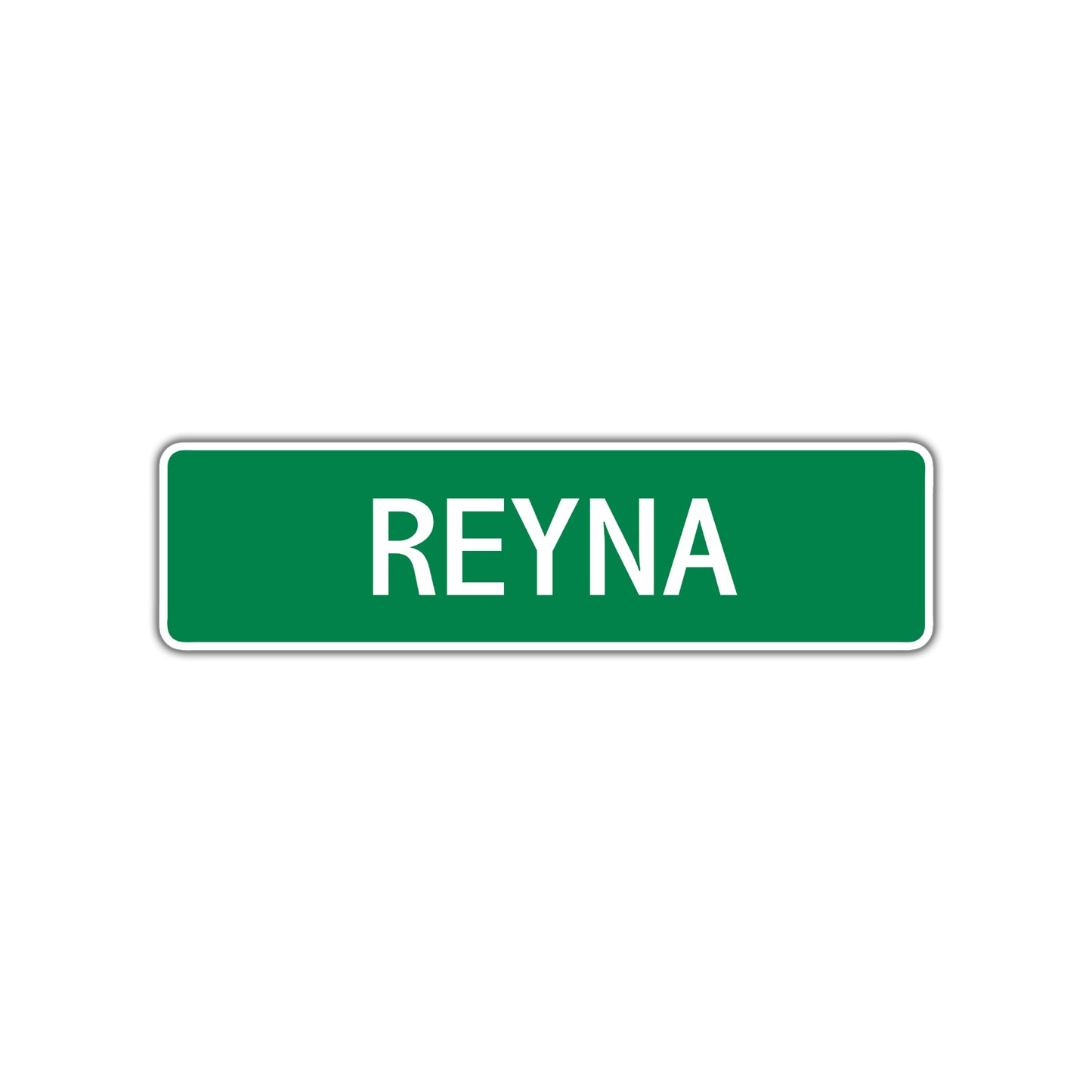 Reyna Street Sign Plate