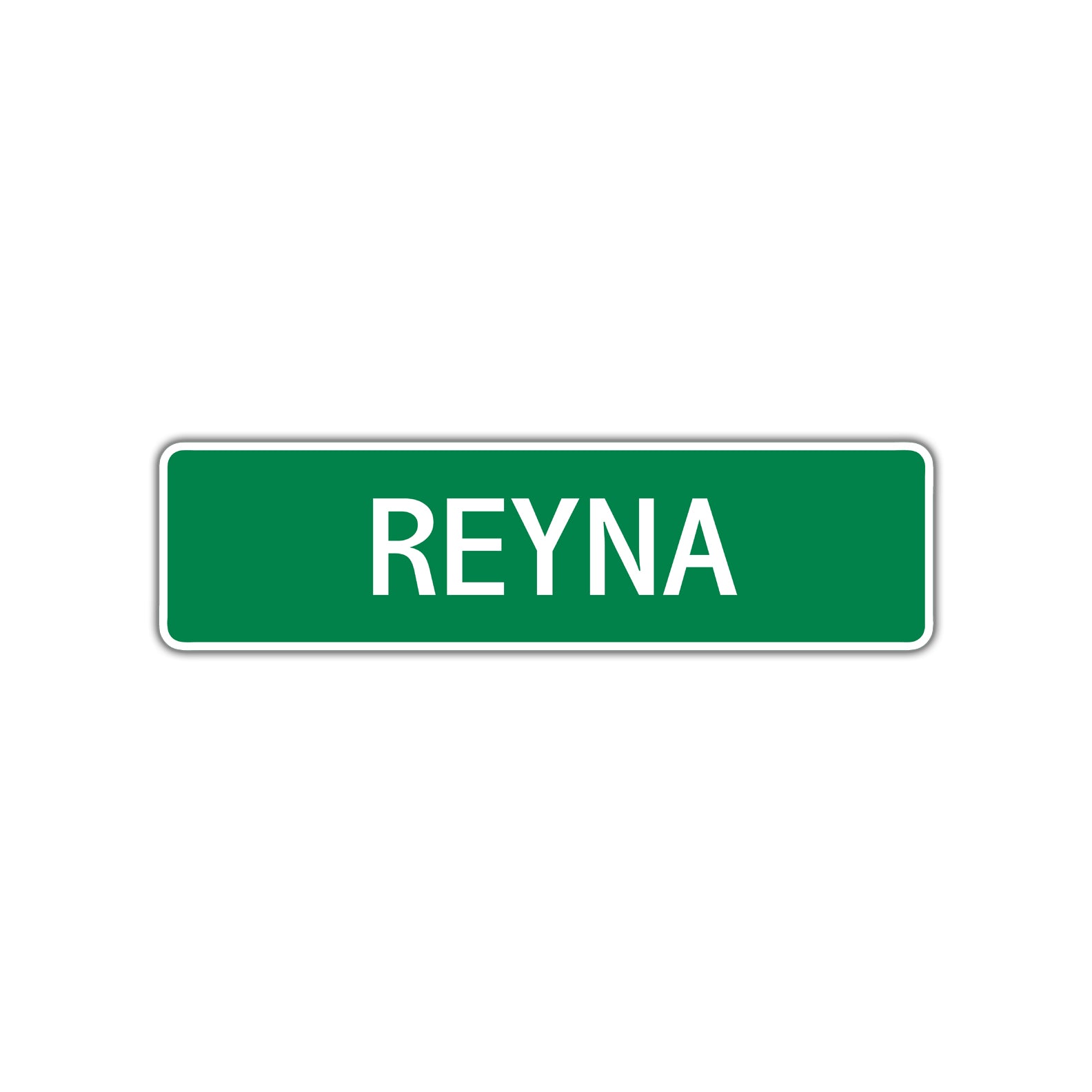 Reyna Street Sign Plate