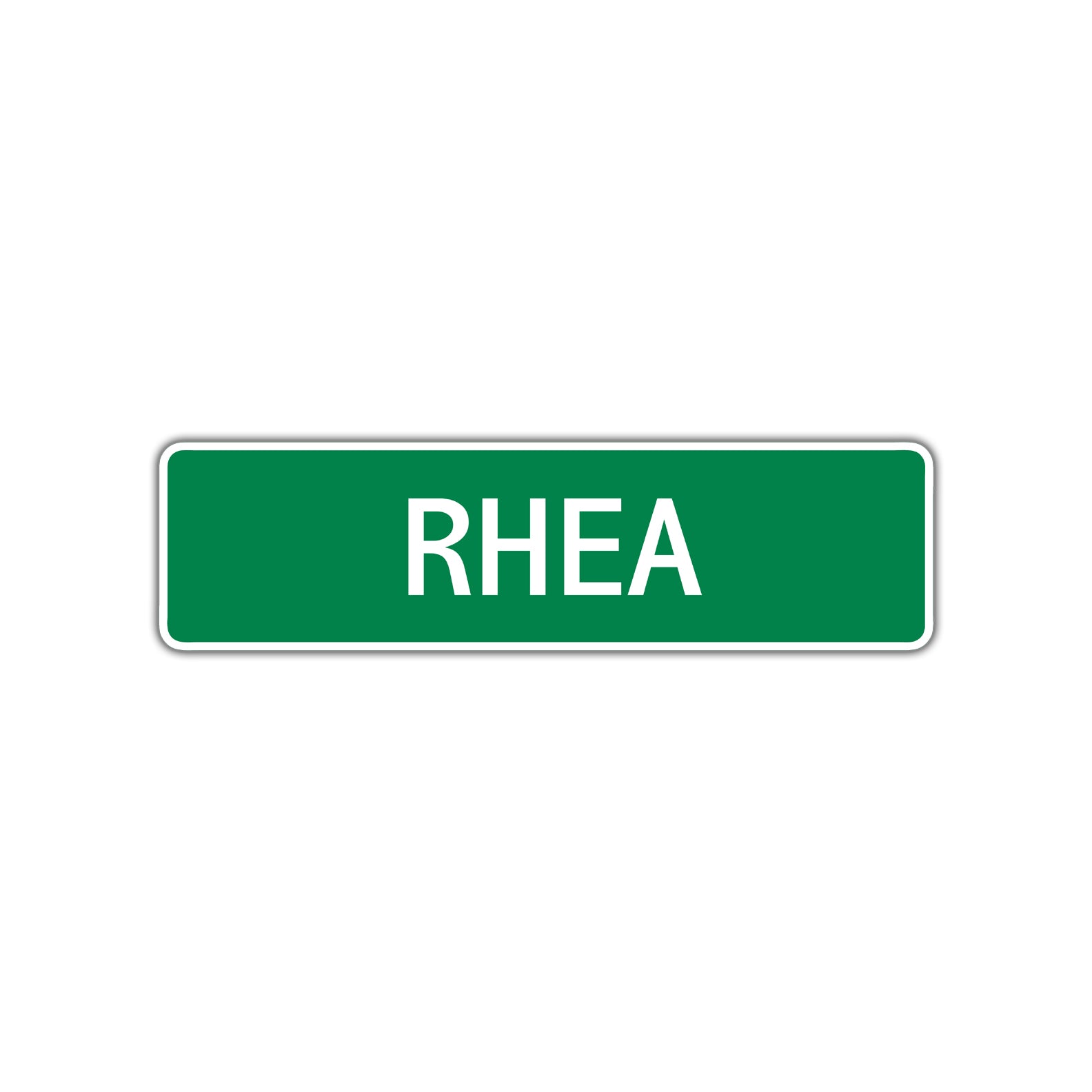 Warning Rhea's Sign Rhea Street Sign Children Name Room Plate – Sign Fever