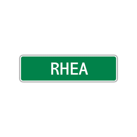 Rhea Street Sign 