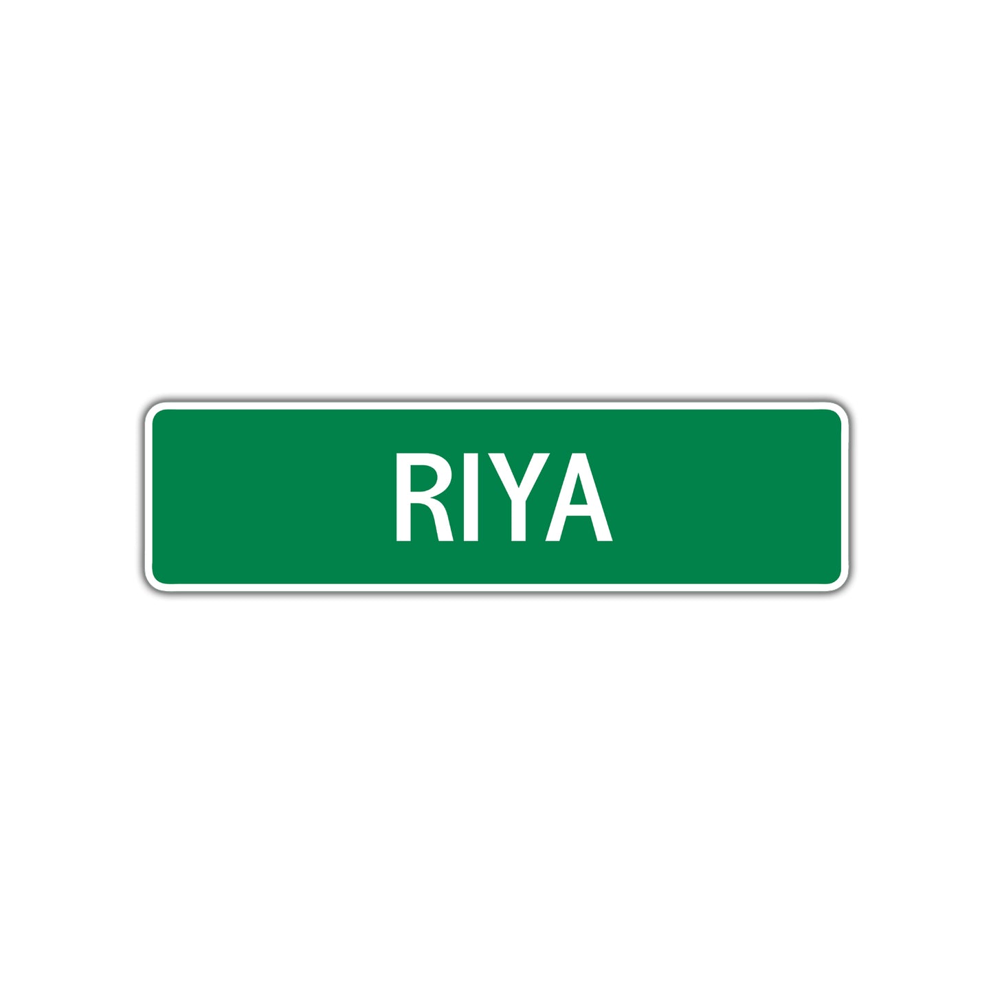Riya Street Sign