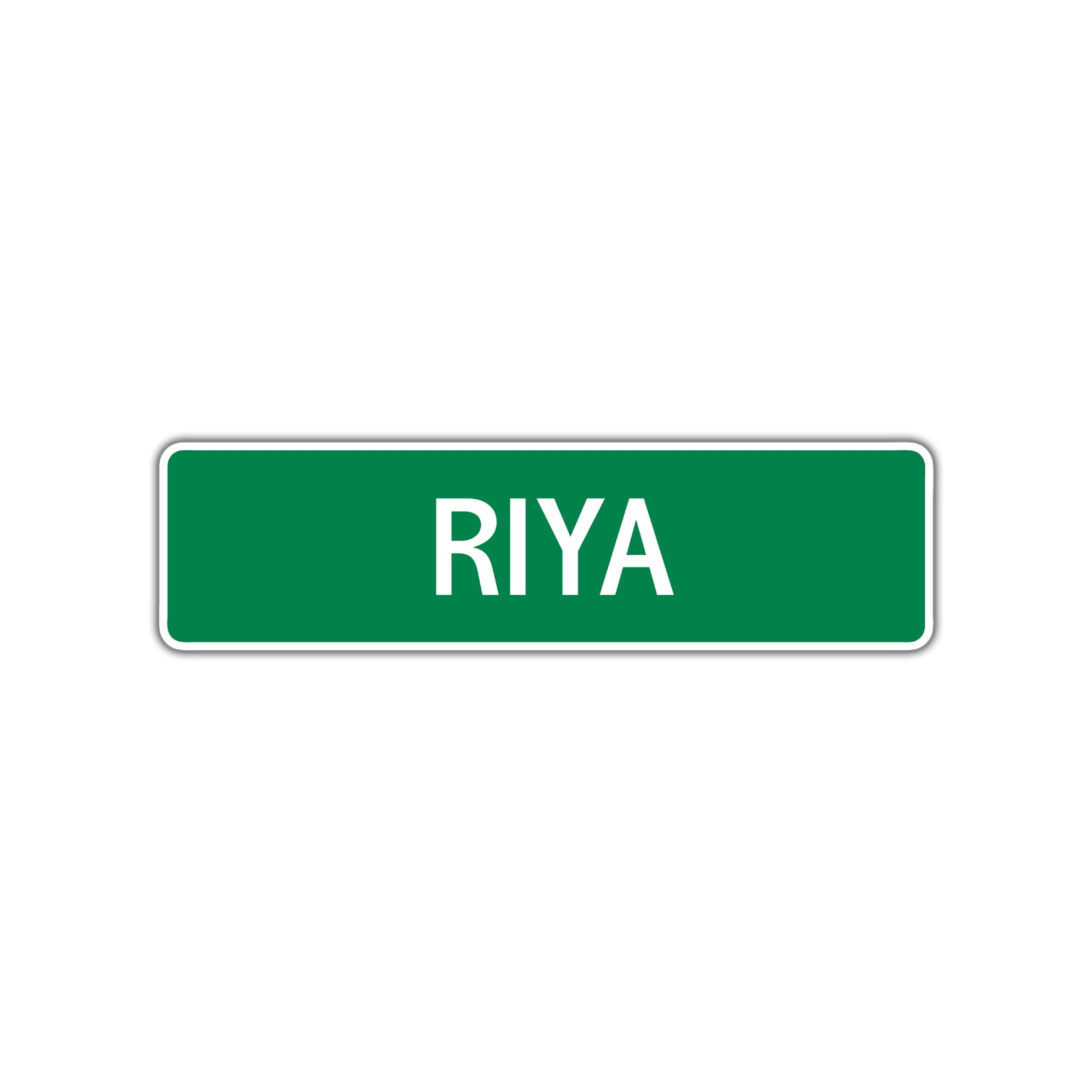 Riya Street Sign