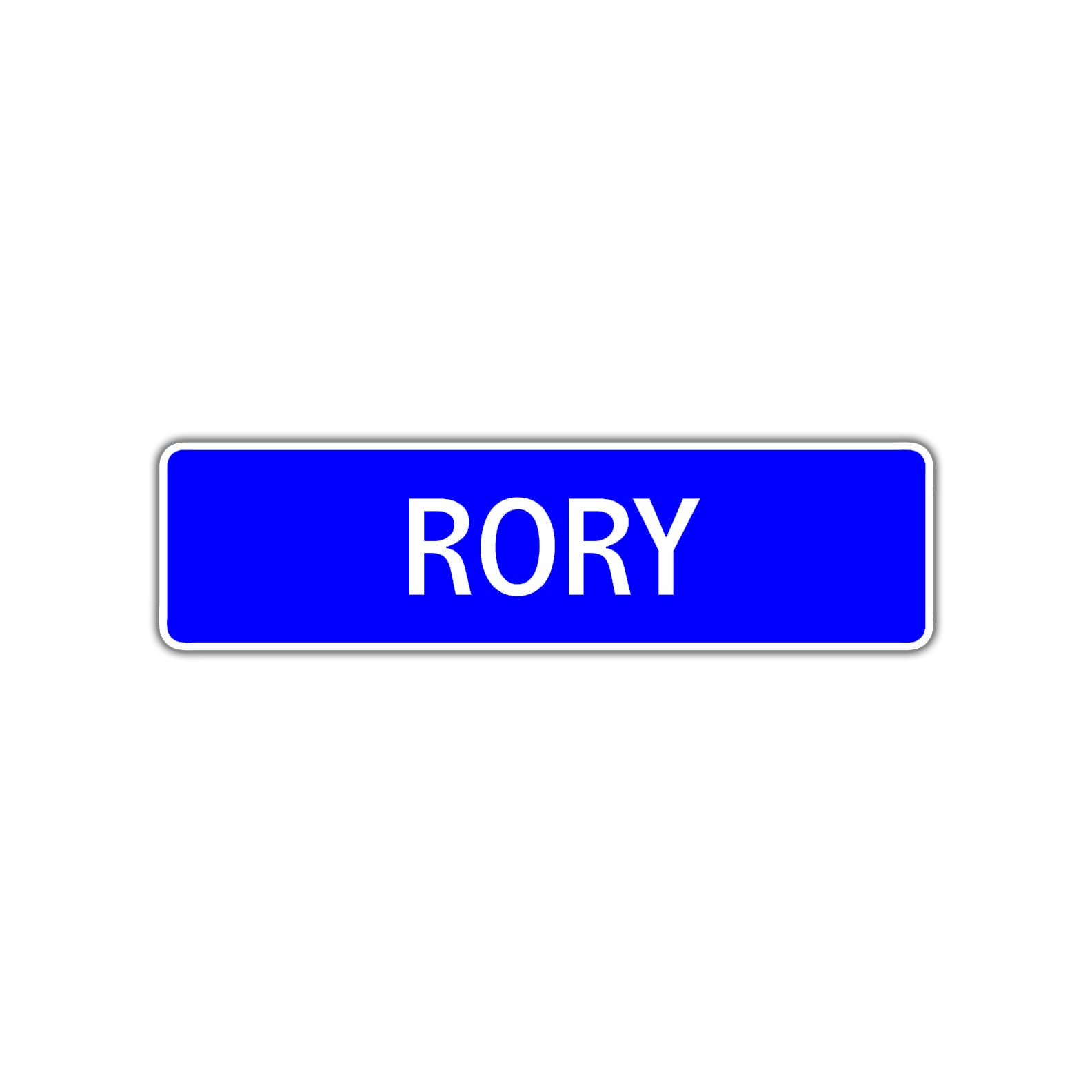 Rory Street Metal Sign Plate