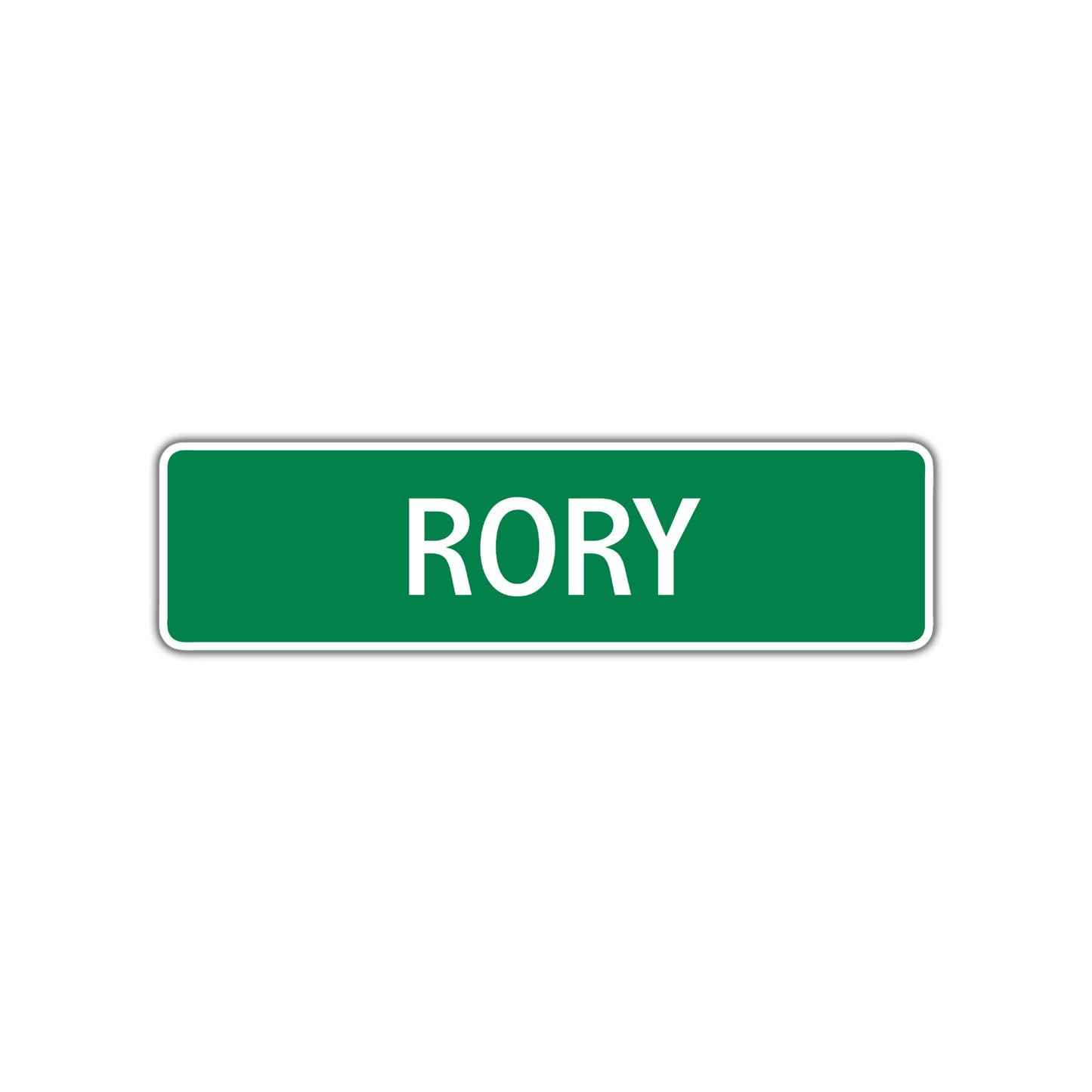 Rory Street Sign Plate