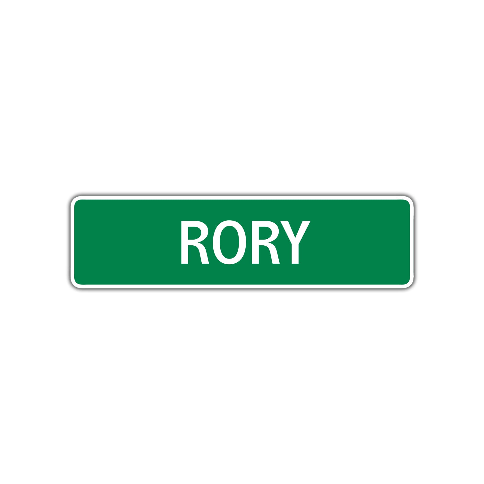 Rory Street Sign Plate