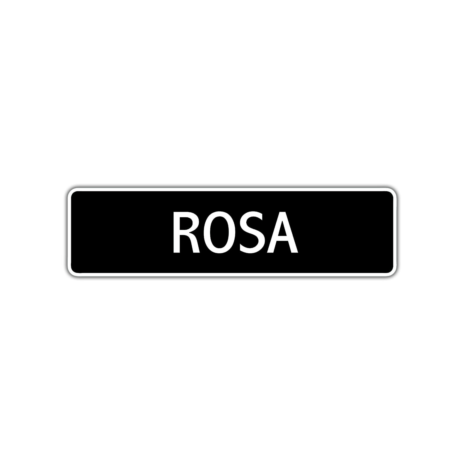 Rosa Street Metal Sign