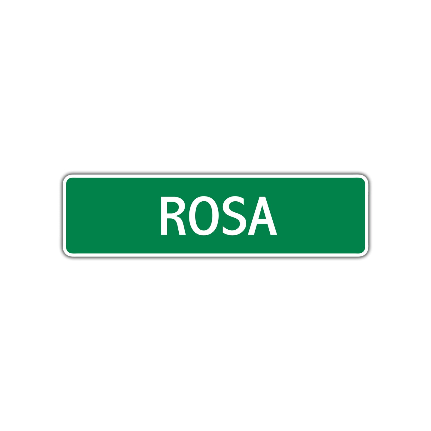 Rosa Street Sign Plate