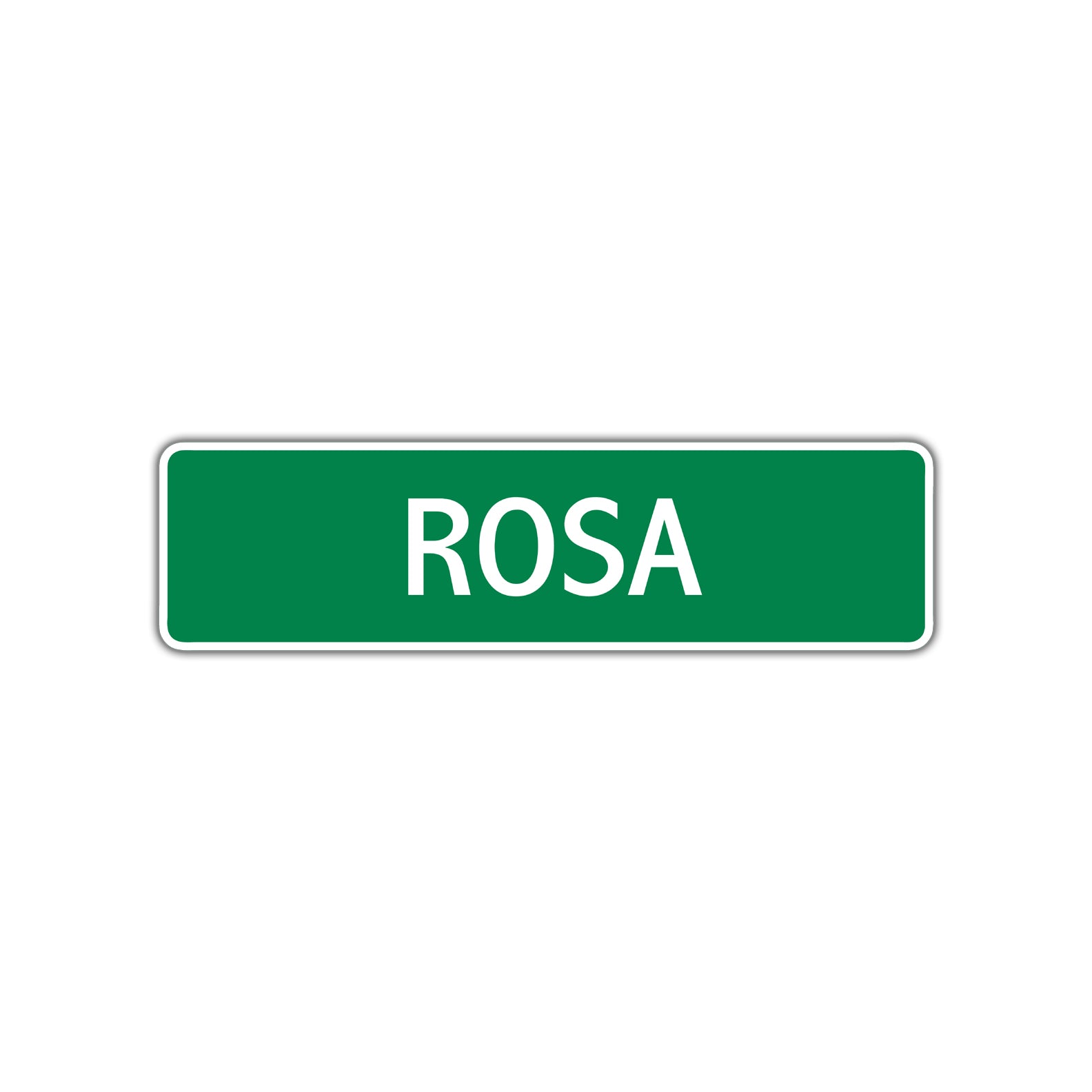 Rosa Street Sign Plate