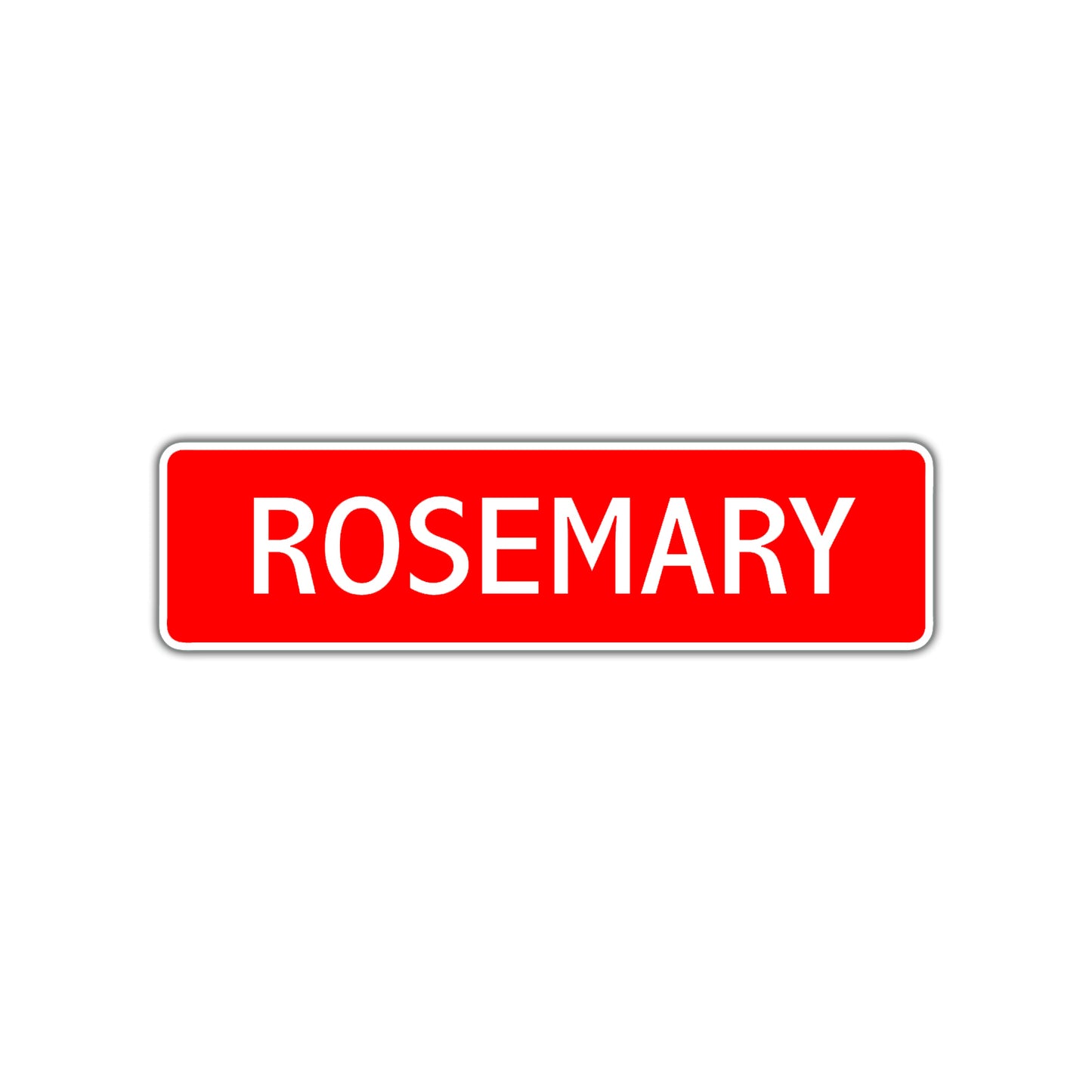 Rosemary Street Sign