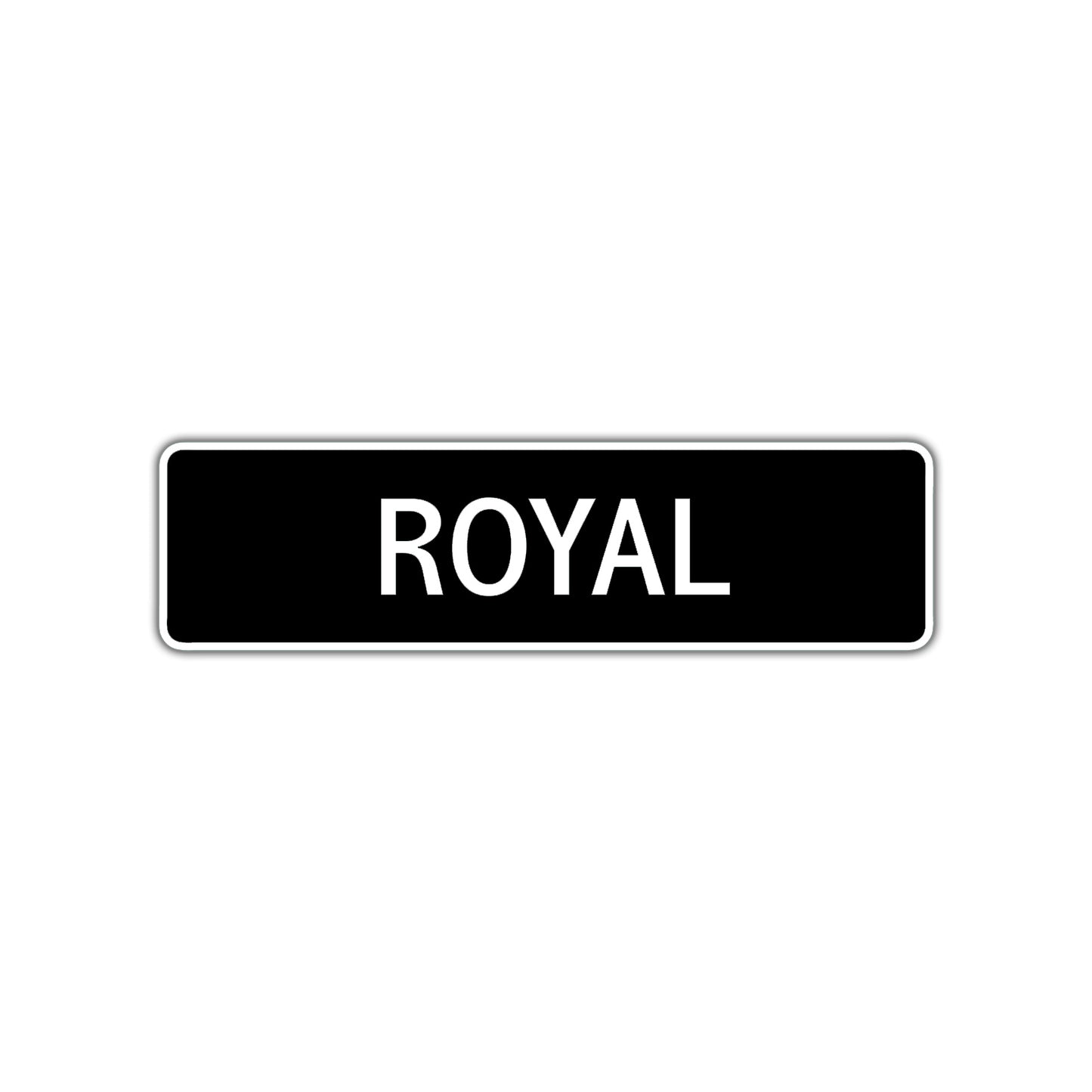 Royal Street Metal Sign