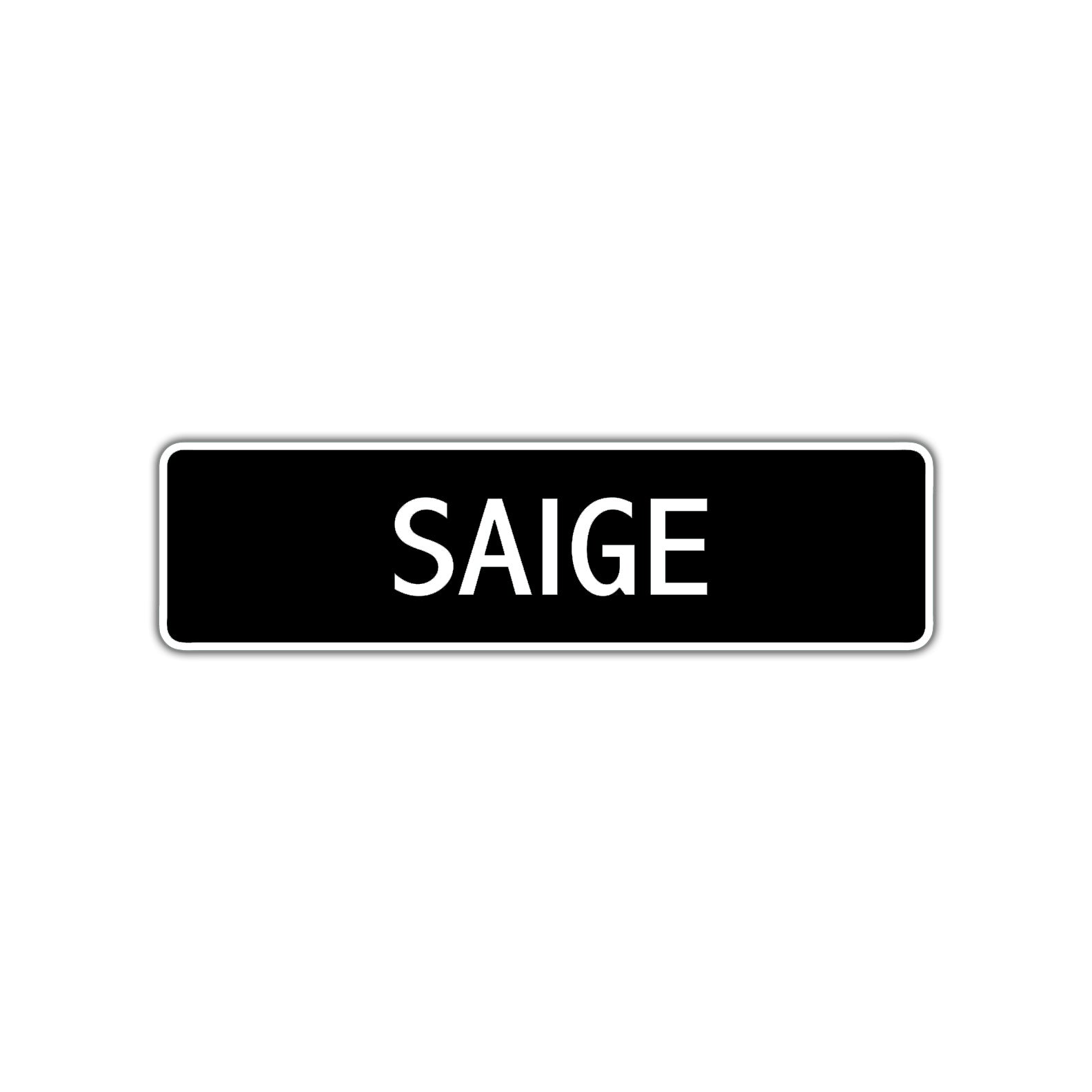 Saige Street Metal Sign 