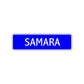 Samara Street Metal Sign Plate