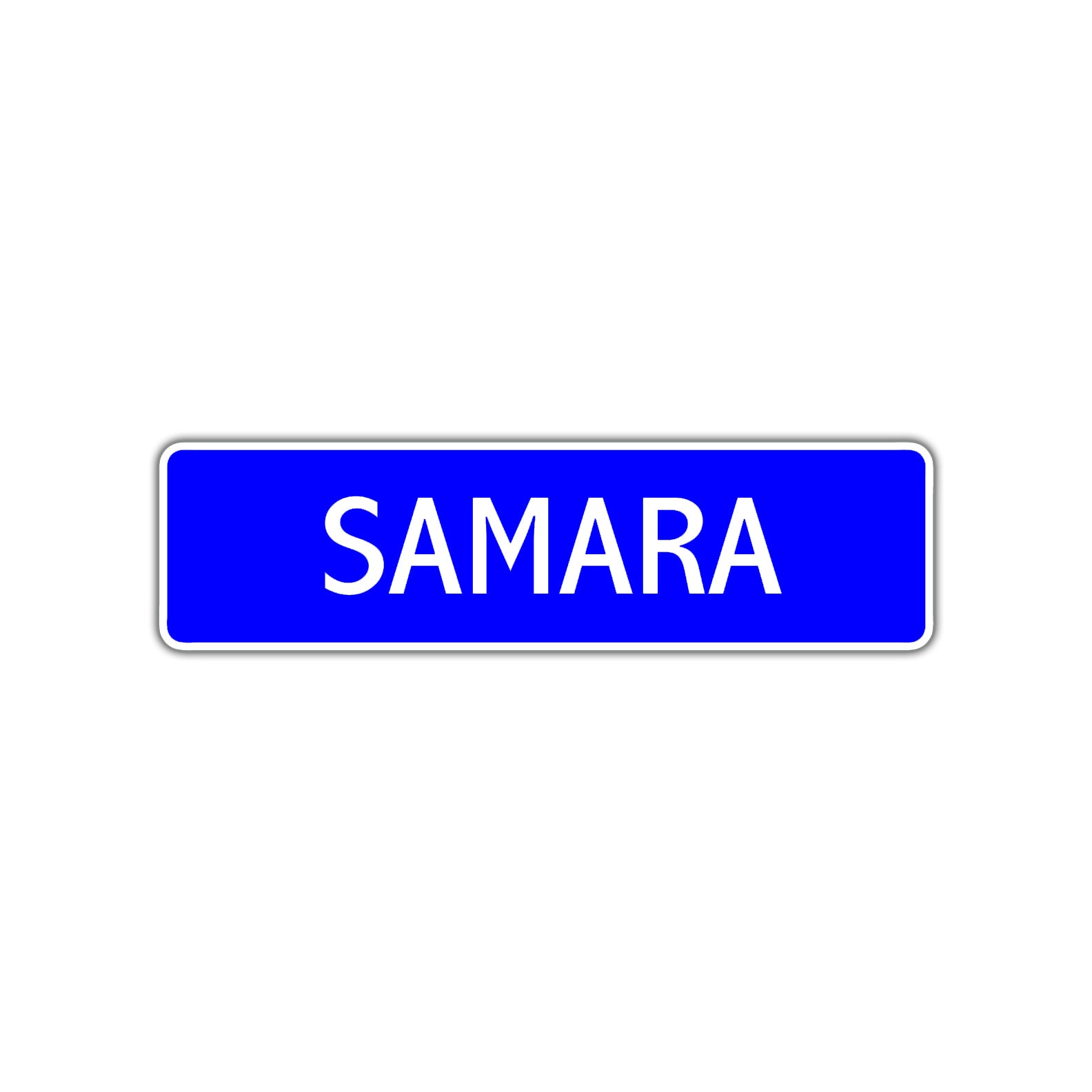 Samara Street Metal Sign Plate