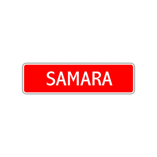 Samara Street Sign
