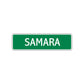 Samara Street Sign Plate