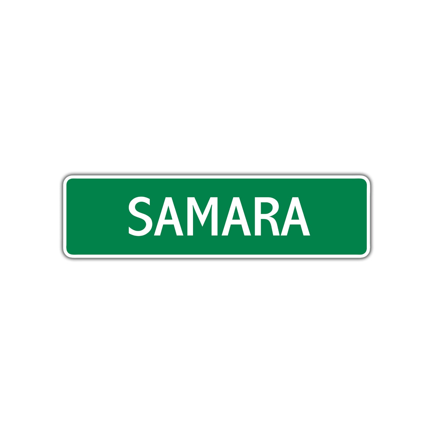 Samara Street Sign Plate