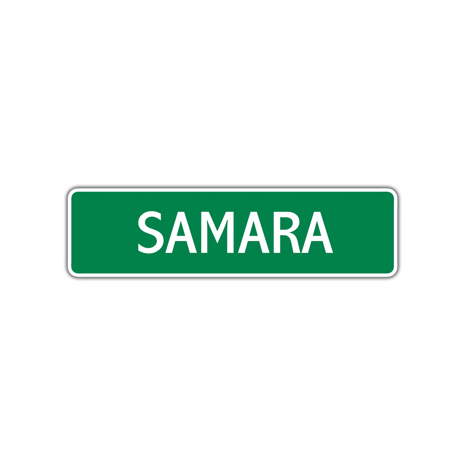 Samara Street Sign Plate