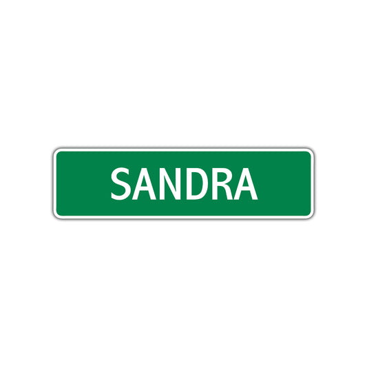 Sandra Street Sign 