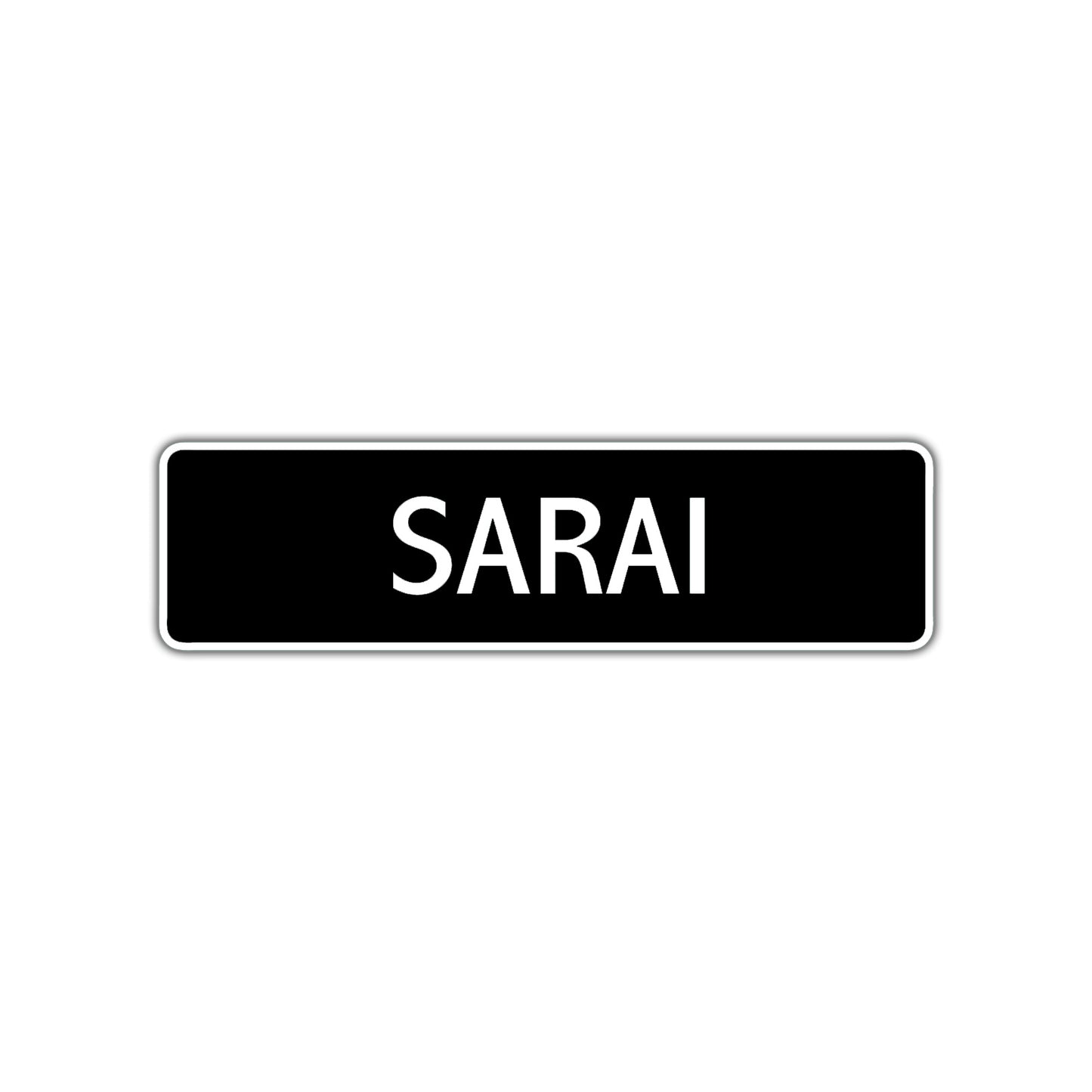Sarai Street Metal Sign 