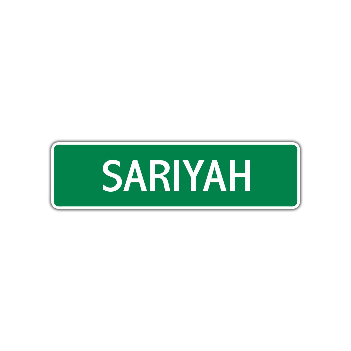 Sariyah Street Sign