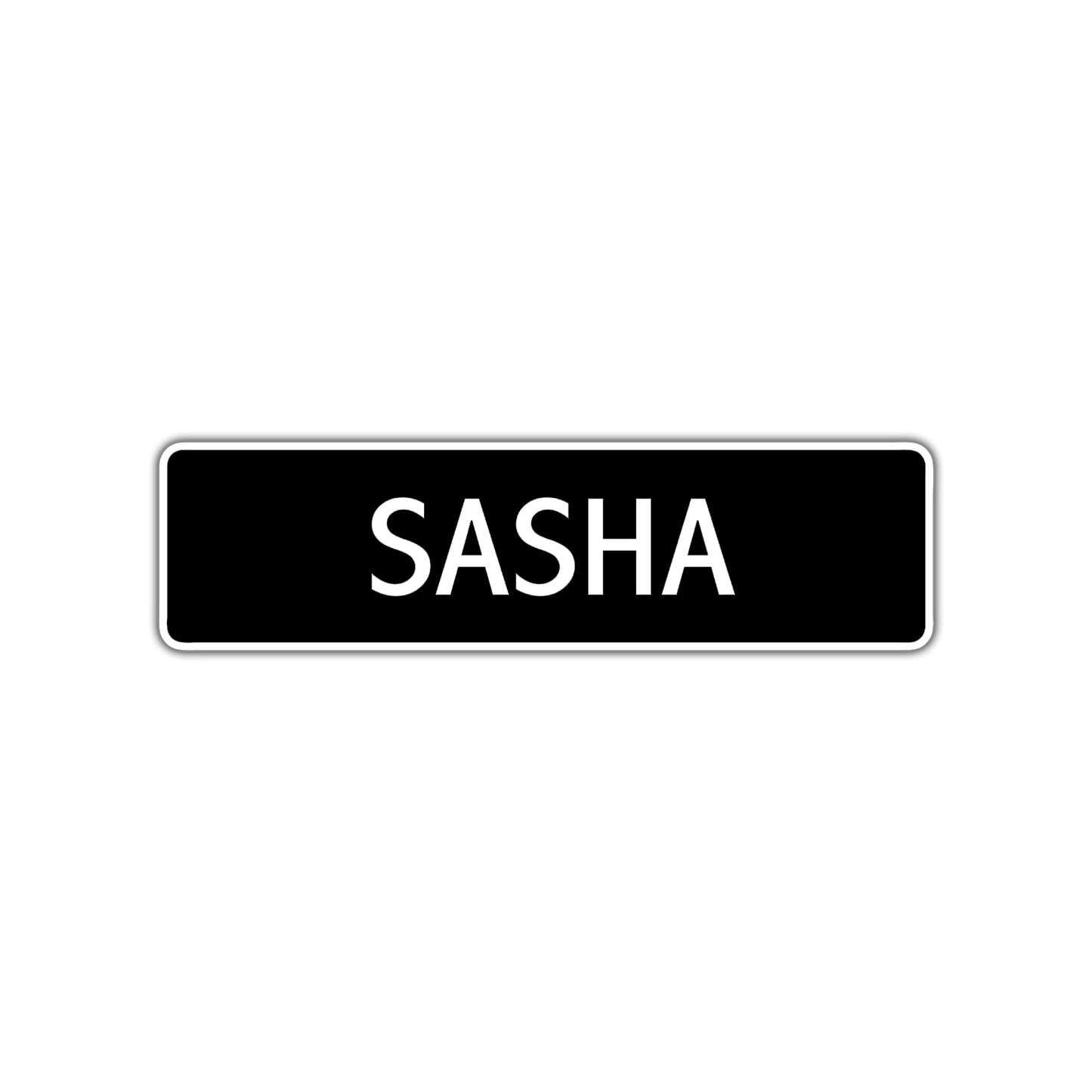 Sasha Street Metal Sign  