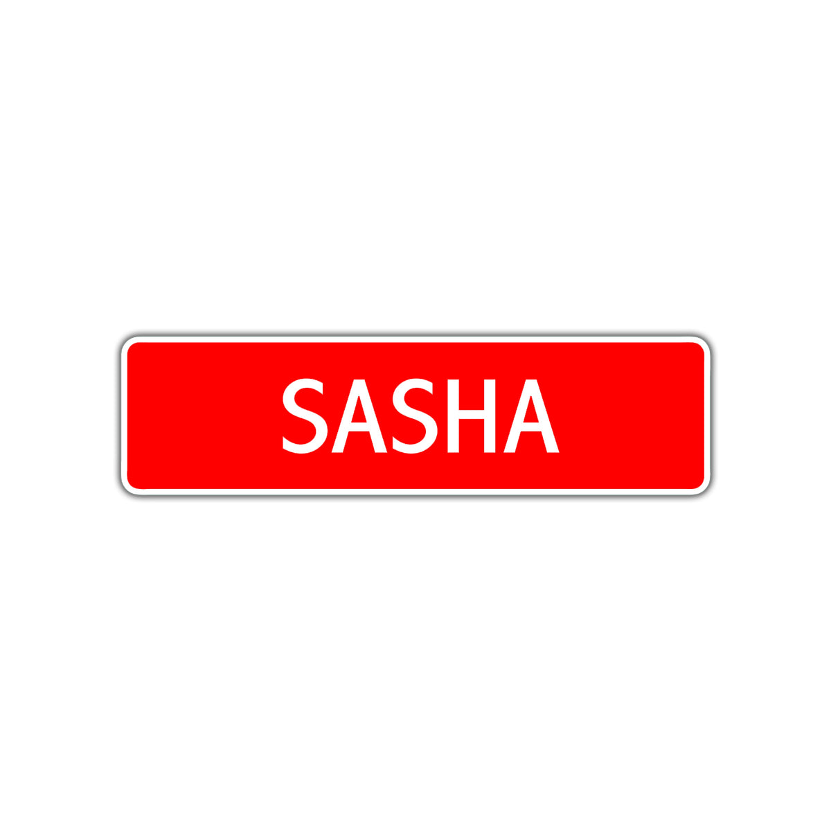 Sasha Sign Sasha Street Sign Children Name Room Plate – Sign Fever
