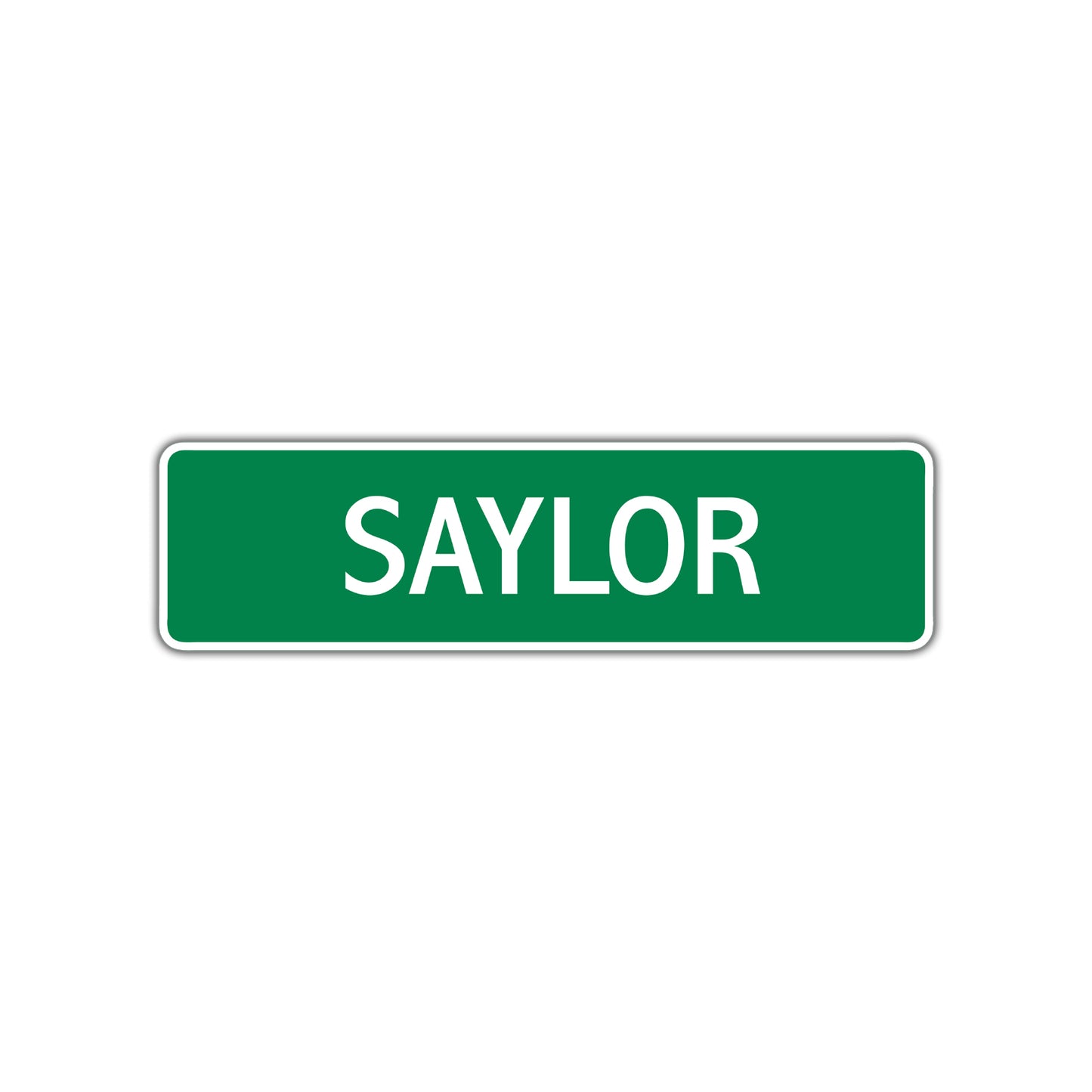 Saylor Street Sign Plate