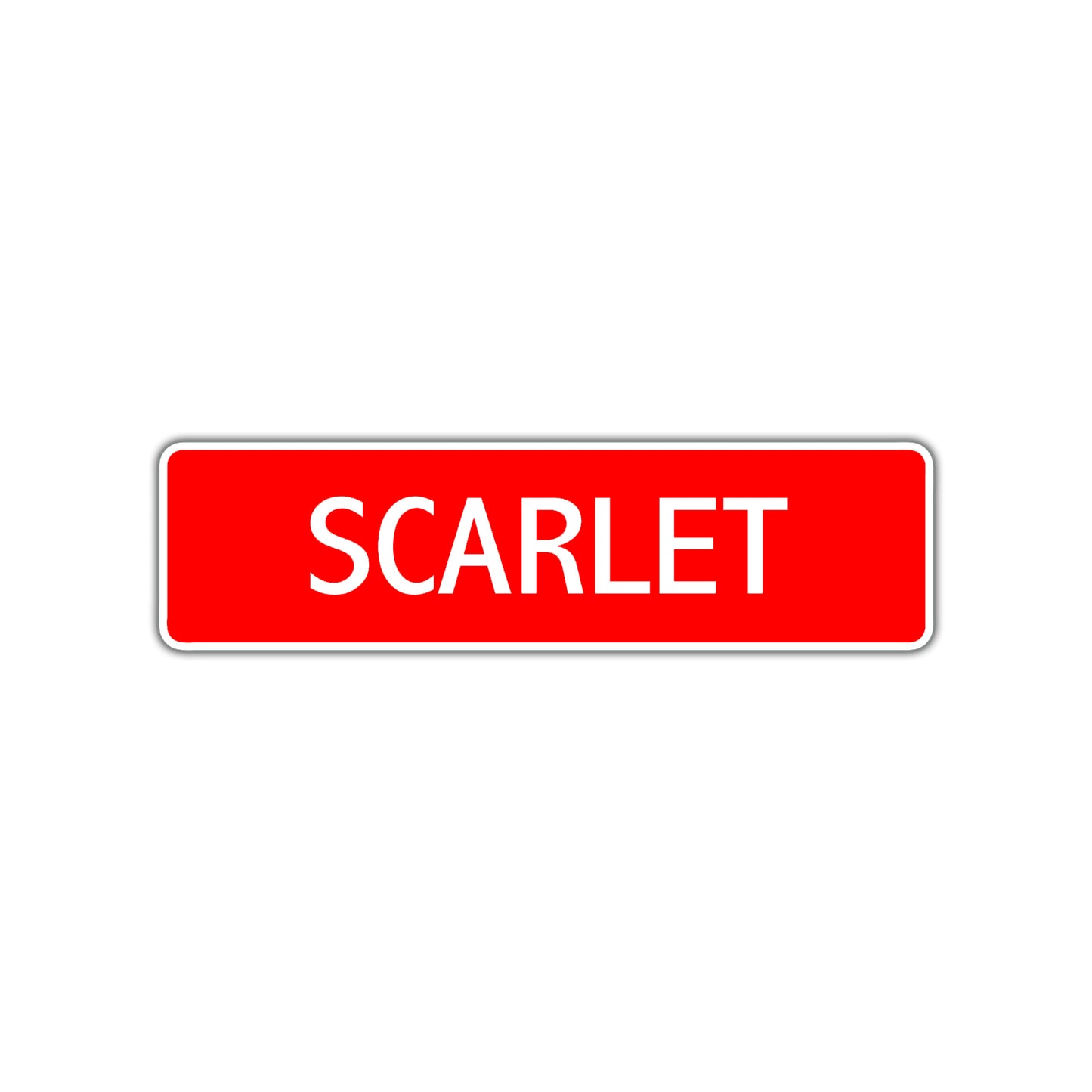 Scarlet Street Sign
