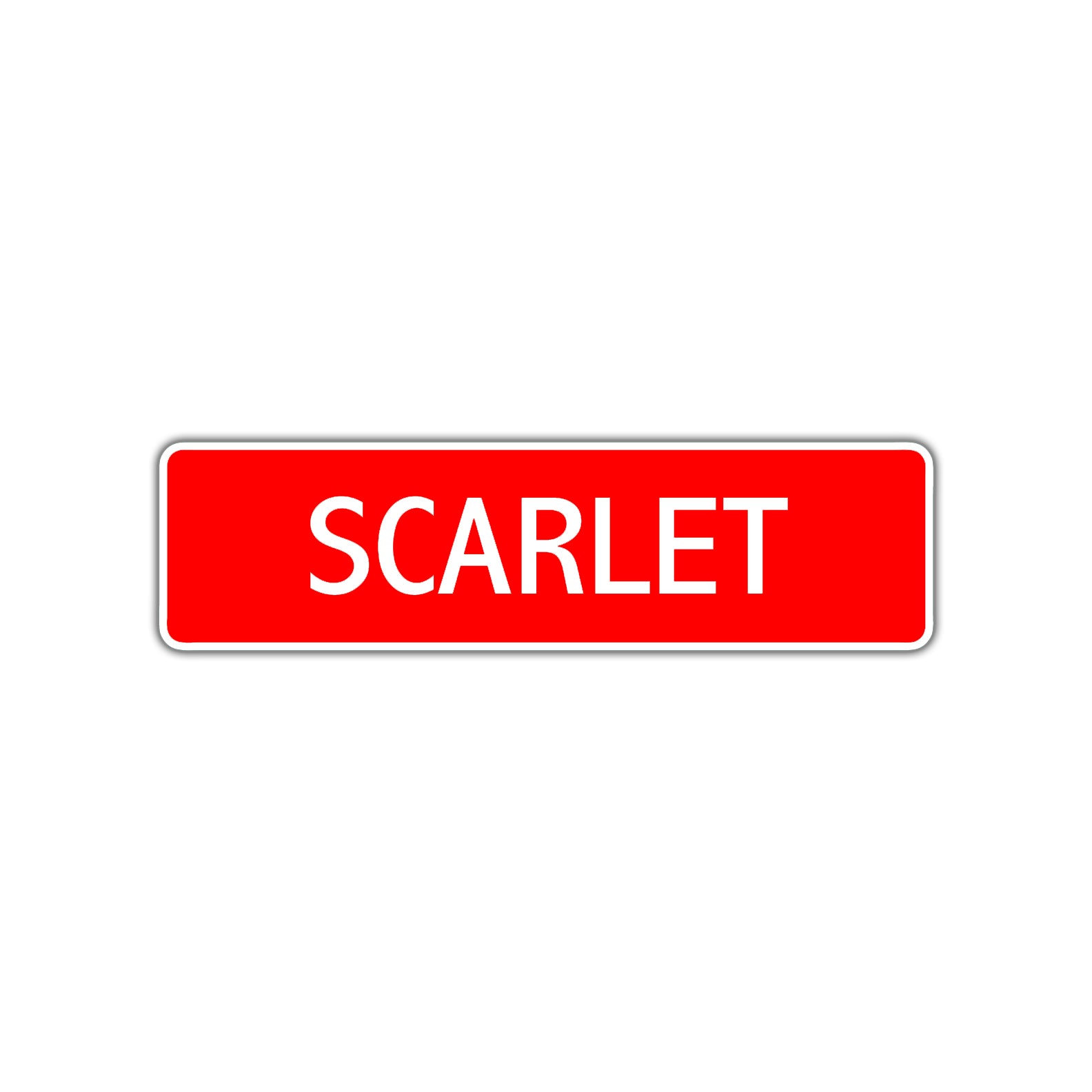 Scarlet Street Sign