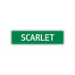Scarlet Street Sign Plate